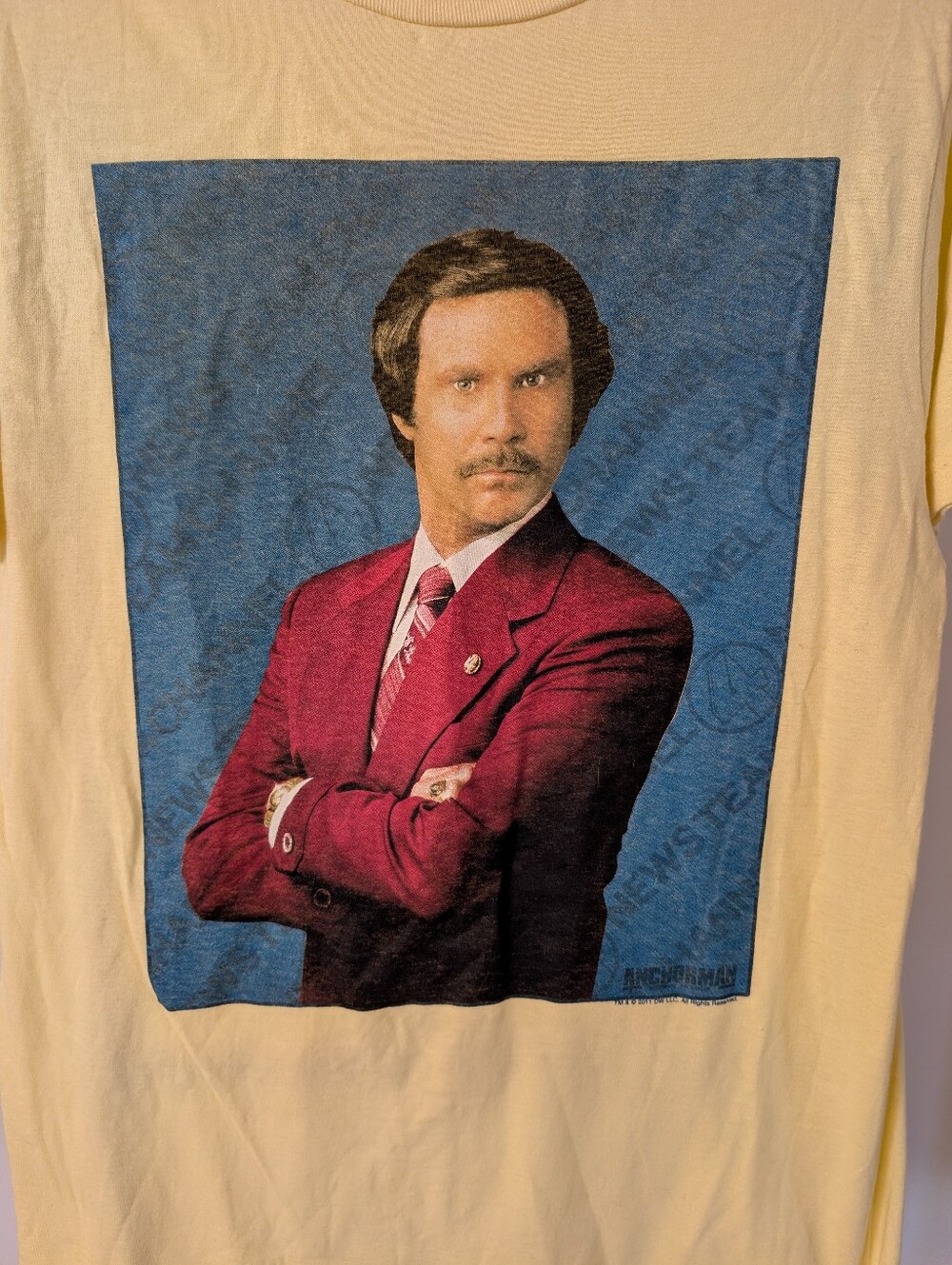 Will ferrell - Ron Burgundy - Paramount Pictures promotional t-shirt (Medium) - Picture 2 of 7